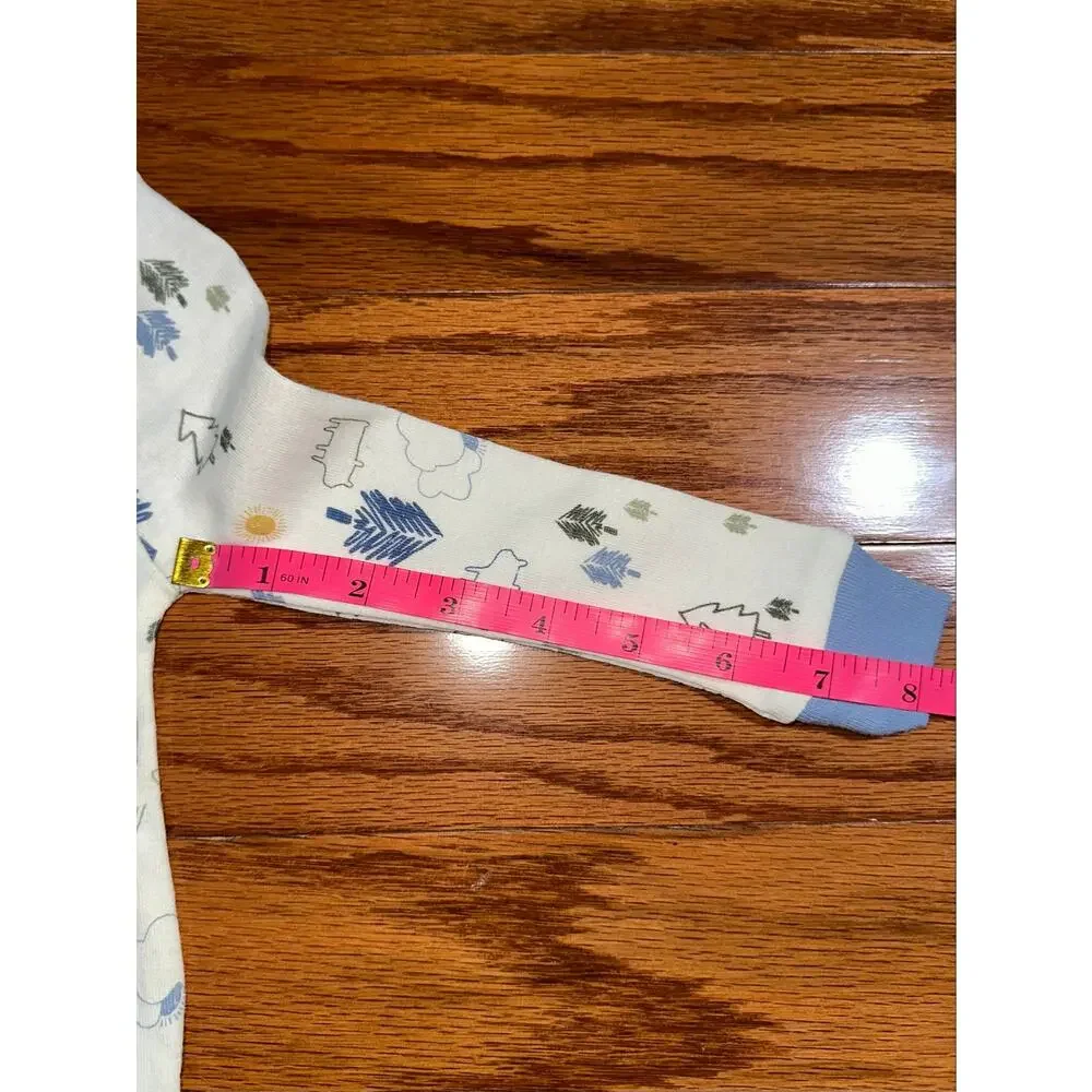 NWT Chickpea Pajamas Baby Boys Woodland Forest Striped Cotton Pajama Set 18M